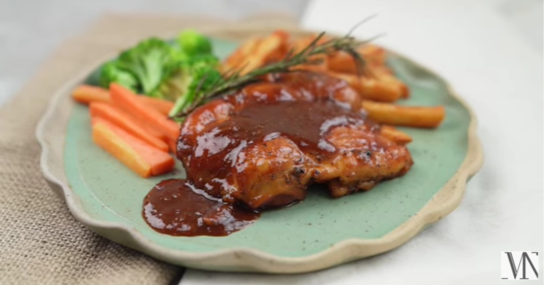 Resep BBQ Chicken Steak Rumahan