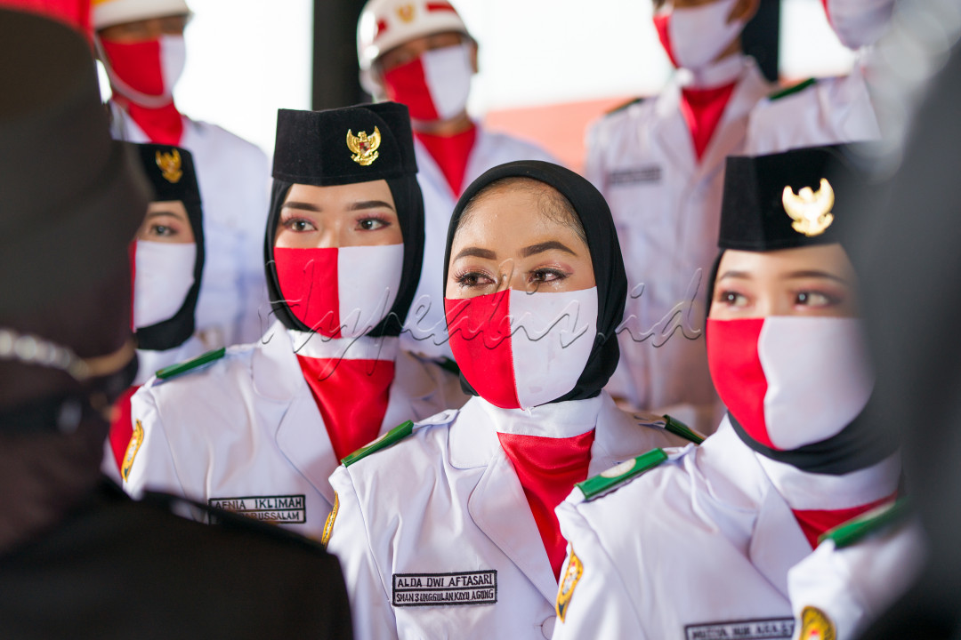 PASUKAN PENGIBAR BENDERA PUSAKA ADA DISETIAP KABUPATEN, DAN TERSEBAR DI SELURUH INDONESIA, MEMILIKI TANGGUNG JAWAB MASING-MASING DENGAN TUJUAN YANG SAMA., MENGIBARKAN BENDERA MERAH PUTIH PADA TANGGAL 17 AGUSTUS 2021<br />
UNTUK MENGHORMATI PEJUANG YANG DARAHNYA MENGALIR UNTUK BANGSA INI.