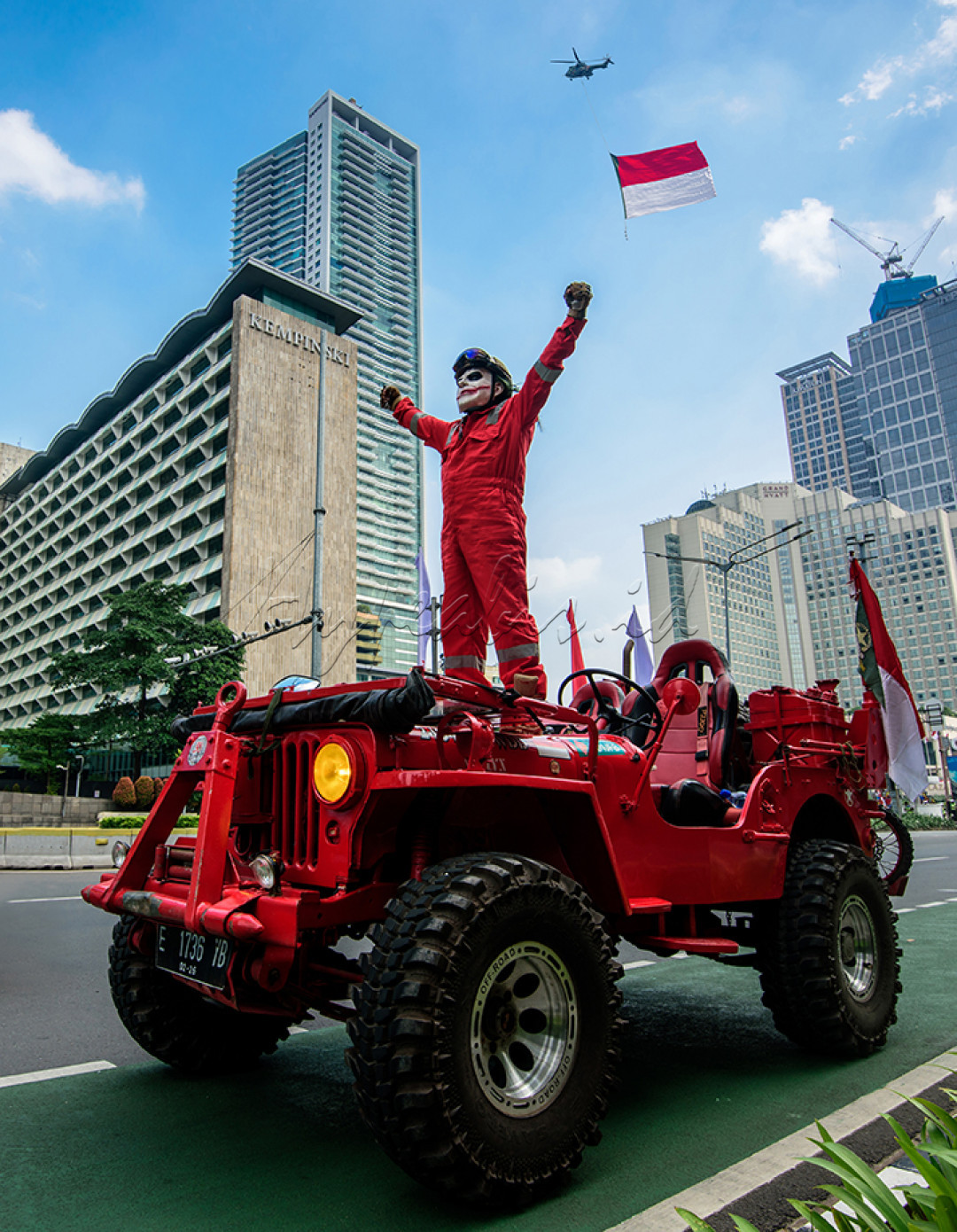 Semangatmu kepada Dunia."<br />
Dalam Peringatan 76 Tahun Kemerdekaan Republik Indonesia, setiap orang yang menjadi bagian dari bangsa ini perlu bangga karena bangsa ini telah merdeka dari penjajahan.<br />
<br />
#LombaFotoHypeAbisID<br />
#EkspresiKemerdekaan<br />
#BisnisIndonesiaFoto<br />
&nbsp;