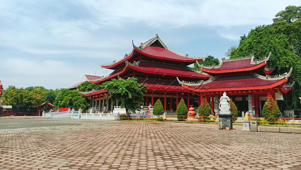 <strong>Klenteng Merah Sam Poo Kong</strong>, Semarang, Jawa Tengah.