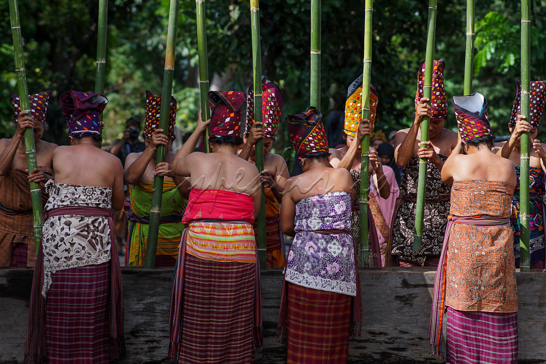 Menutu meni / menutu padi merupakan tradisi rutin setiap kegiatan adat suku sasak yang merupakan kegiatan sakral dengan menumbuk padi dengan cara tradisional dan dilakukan bersama-sama.&nbsp;