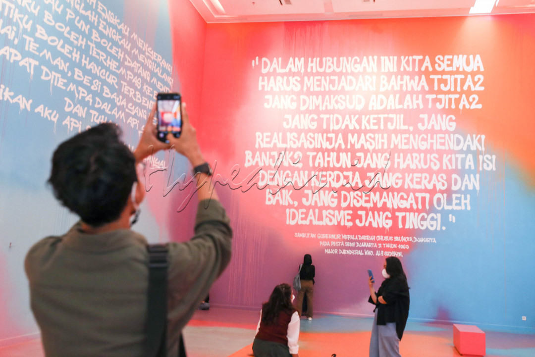Pengunjung mulai memadati Galeri Annex yang terdapat di komplek Taman Ismail Marzuki sejak awal dibuka bulan Juni lalu.&nbsp;