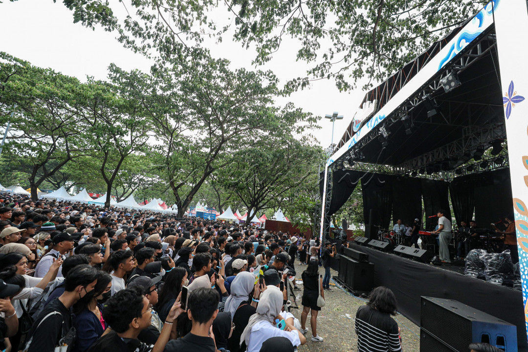 Lagu berjudul Superstar dan Say Hello, Fine Today, dan Wijayakusuma yang dilantunkan penyanyi Ardhito Pramono menghanyutkan penonton Soundsfest 2022.