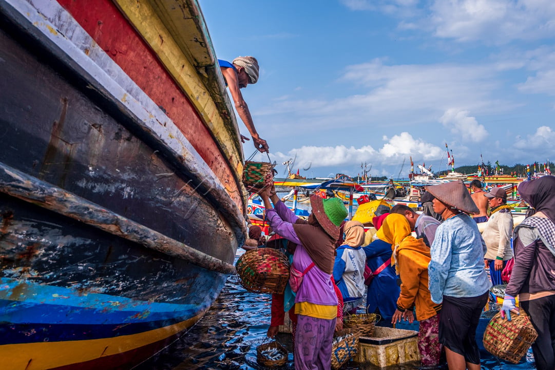 Ditandai mulai meningkatnya pasar pelelangan ikan, aktivitas pelabuhan rakyat ramai dan permintaan pasar meningkat.&nbsp;