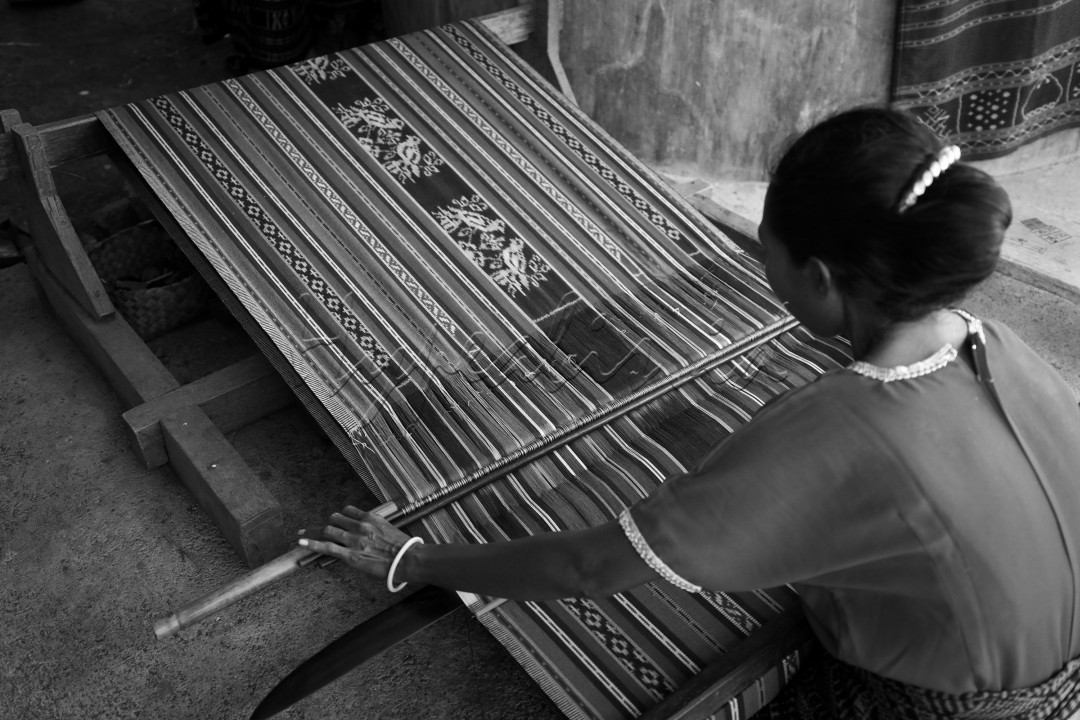 Dengan situasi saat itu, para wanita mencoba untuk menggiatkan kembali tenun ikat khas Palu&rsquo;e. Pasalnya, menenun memang menjadi salah satu keahlian yang dimiliki oleh pengungsi asal Pulau Palu'e tersebut. Apalagi, masyarakat Palu&rsquo;e turun temurun mewariskan seni tenun ikat dengan motif khas. Problemnya, saat itu mereka tidak memiliki peralatan dan modal awal untuk menghasilkan kain tenun ikat. Namun, kendala itu bisa teratasi dengan bantuan dari donatur yang juga merupakan salah seorang pemerhati tenun ikat di NTT. Para wanita ini mendapatkan donasi berupa alat tenun dan benang.