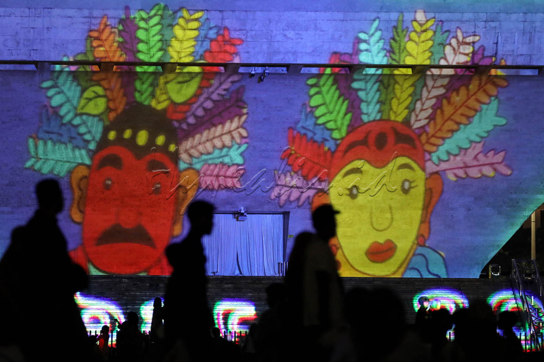 Pertunjukan Video mapping tersebut dilakukan dalam rangka Monas Week yang akan berlangsung hingga 30 April 2023.&nbsp;