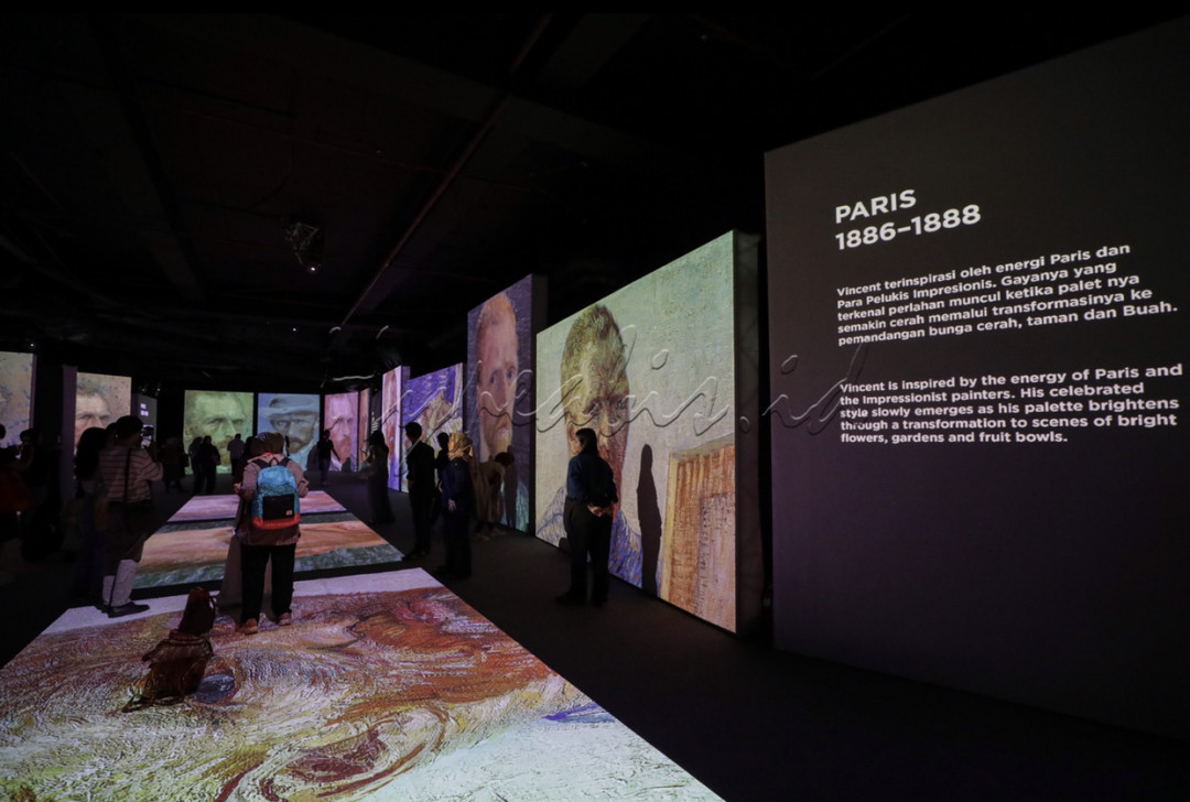 Pameran ini menampilkan sebanyak 3000 karya Van Gogh yang dihadirkan dengan teknologi Sensory4.&nbsp;