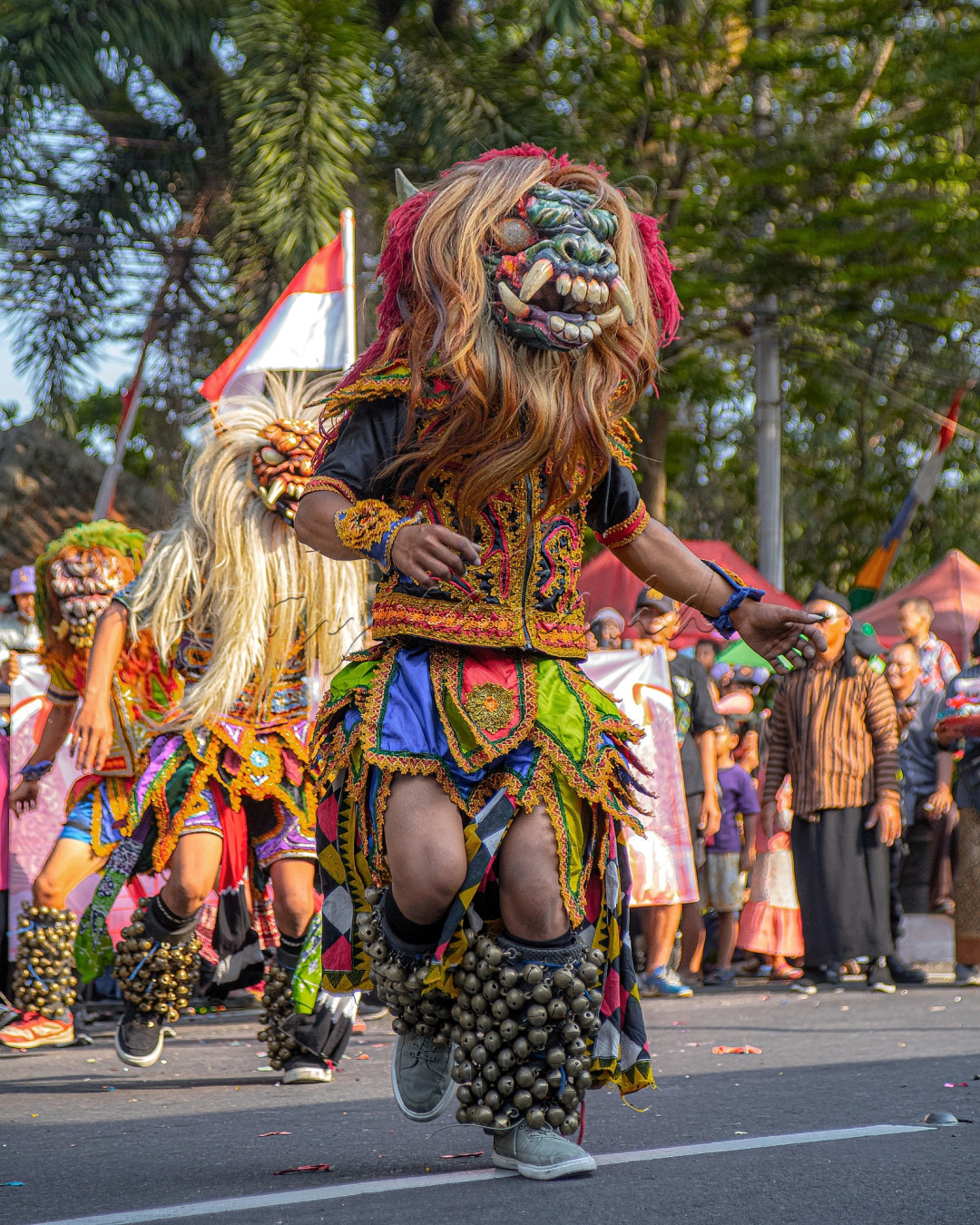 Pertunjukkan Jathilan di depan kantor Bupati Klaten dan disaksikan oleh Bupati dan jajarannya juga masyarakat umum sebagai bagian dari festival budaya yang diadakan Pemkab Klaten dalam rangka memeriahkan HUT RI ke 78