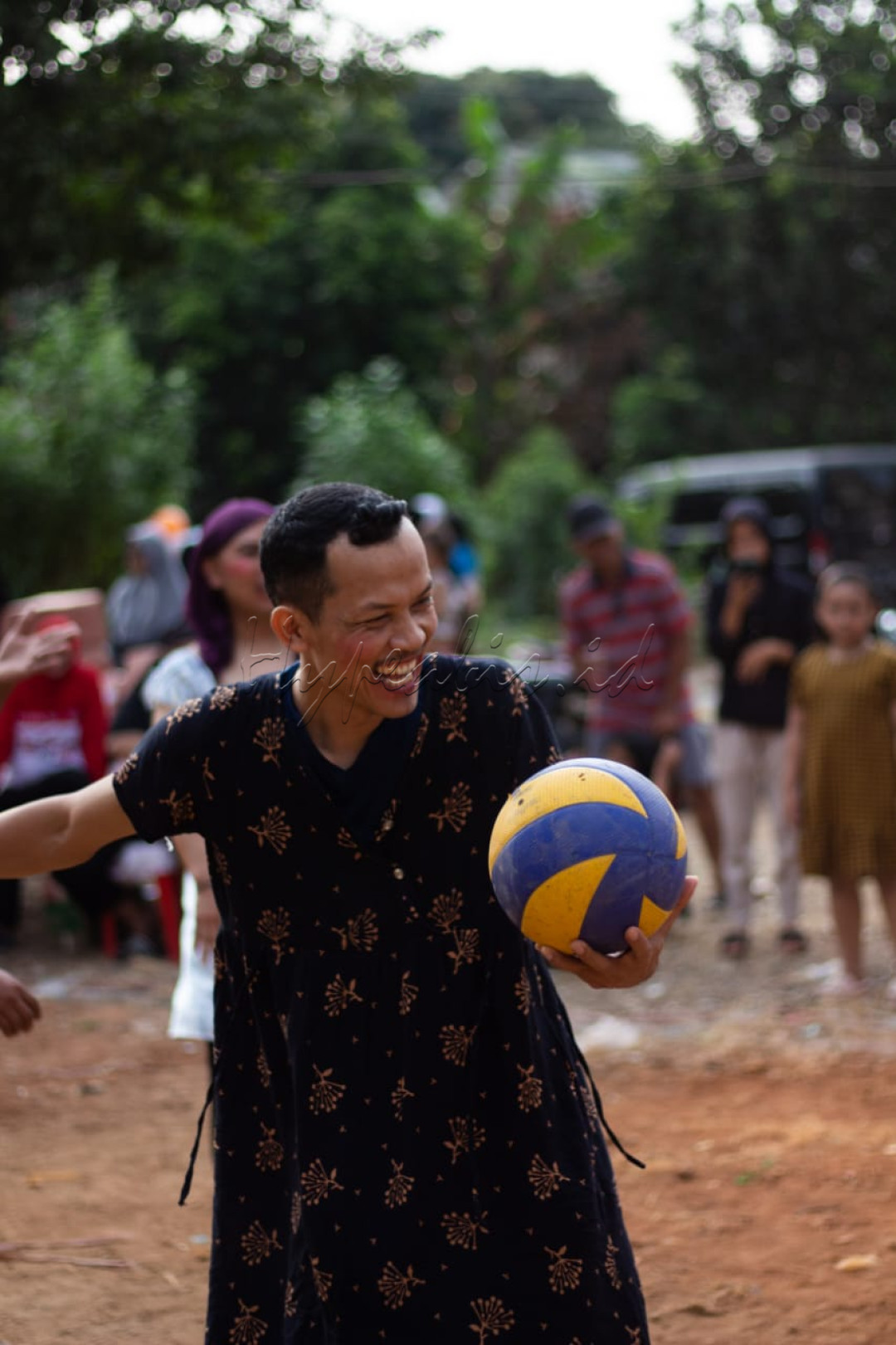 Kegiatan lomba 17 agustus ke 78 dengan lomba merias wajah bermain volly&nbsp;