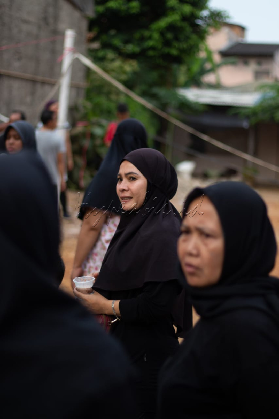 Lomba merias wajah dalam rangkaian kegiatan HUT RI ke 78 dan bermain volly