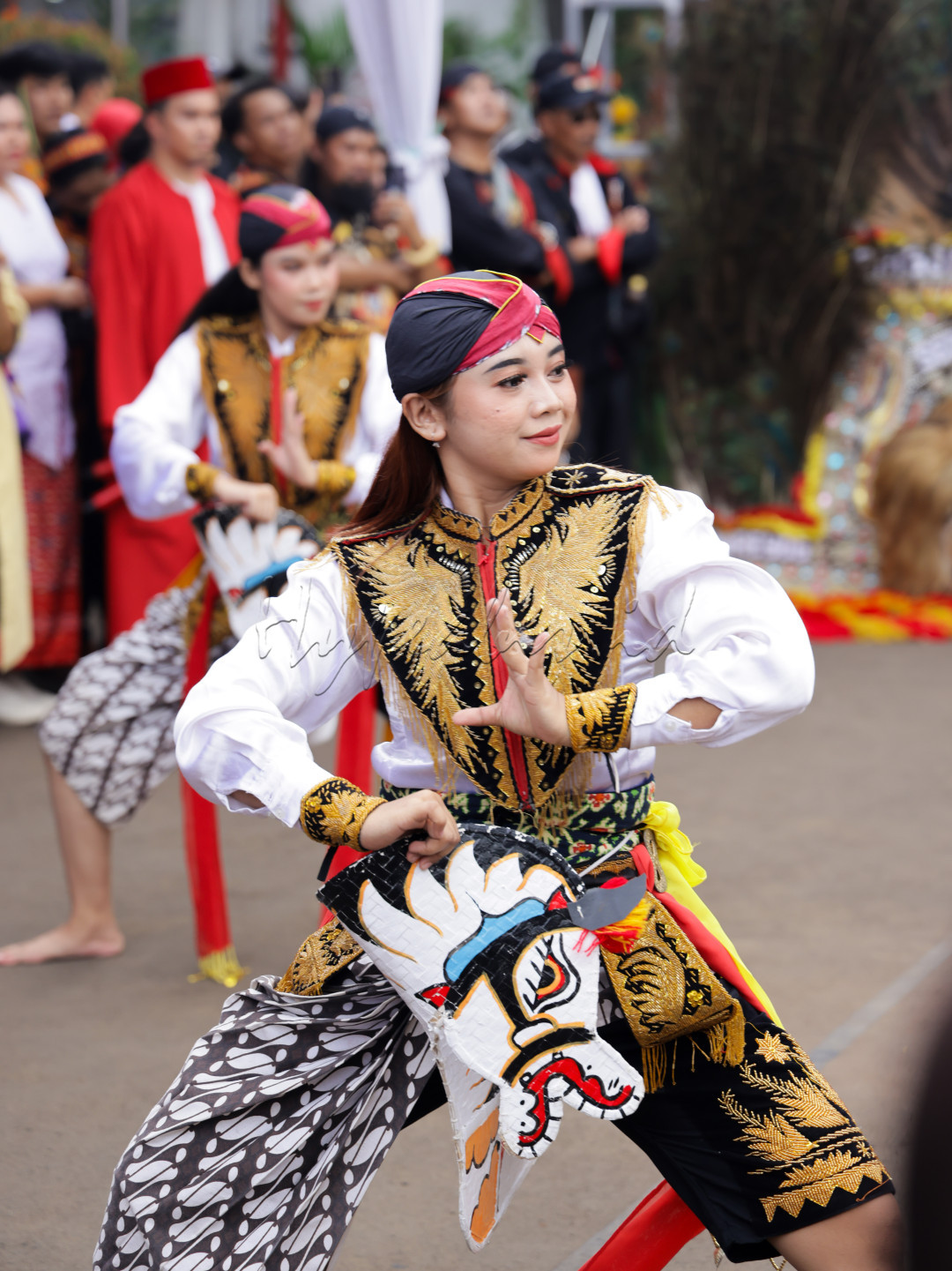 Salah satu penampilan dari penari Reog Ponorogo