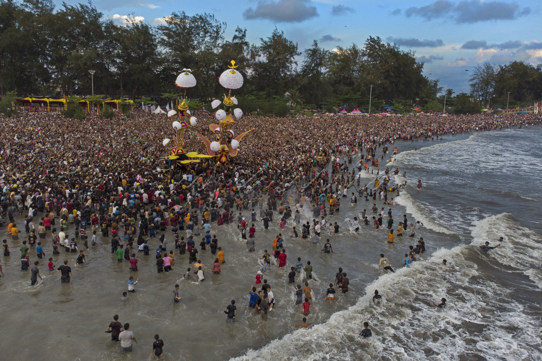 Event tabuik merupakan event kebudayaan khas padang pariaman sumatera barat yang selalu diadakn pada awal bulan syawal, dimana pada tahun ini event tersebut menjadi event terbesar setelah valum saat masa pandemi