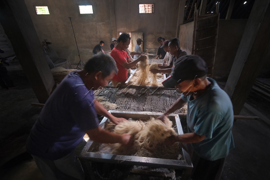 Pembuatan Mie Tradisional dari Bantul yang dikenal dengan sebutan Mie Letek. Masih menggunakan tenaga manusia dalam proses pembuatan mi ini dan mi ini hanya dijual disekitaran Jogjakarta.