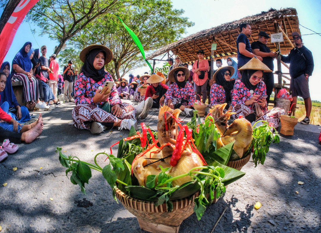 Tradisi wiwitan yang tetap lestari di Desa Wisata Mbulak Wikel Pleret Bantul mampu meningkatkan perekonomian setempat melalui peningkatan pengunjung saat tradisi tersebut digelar.