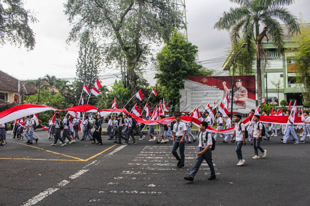 Dalam rangka penyambutan event sang merah putih, maka diadakanlah sebuah yanh dijalani oleh para peserta usia remaja yang sudah menjenjang sma/smk di Bali yang berlokasi di daerah lapangan Puputan Badung, Bali