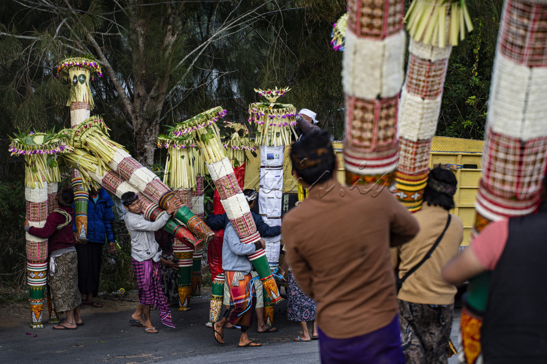 Sebuah tradisi unik yang ada di desa Sukawana Kintamani Bali yang disebut Usaba Dangsil