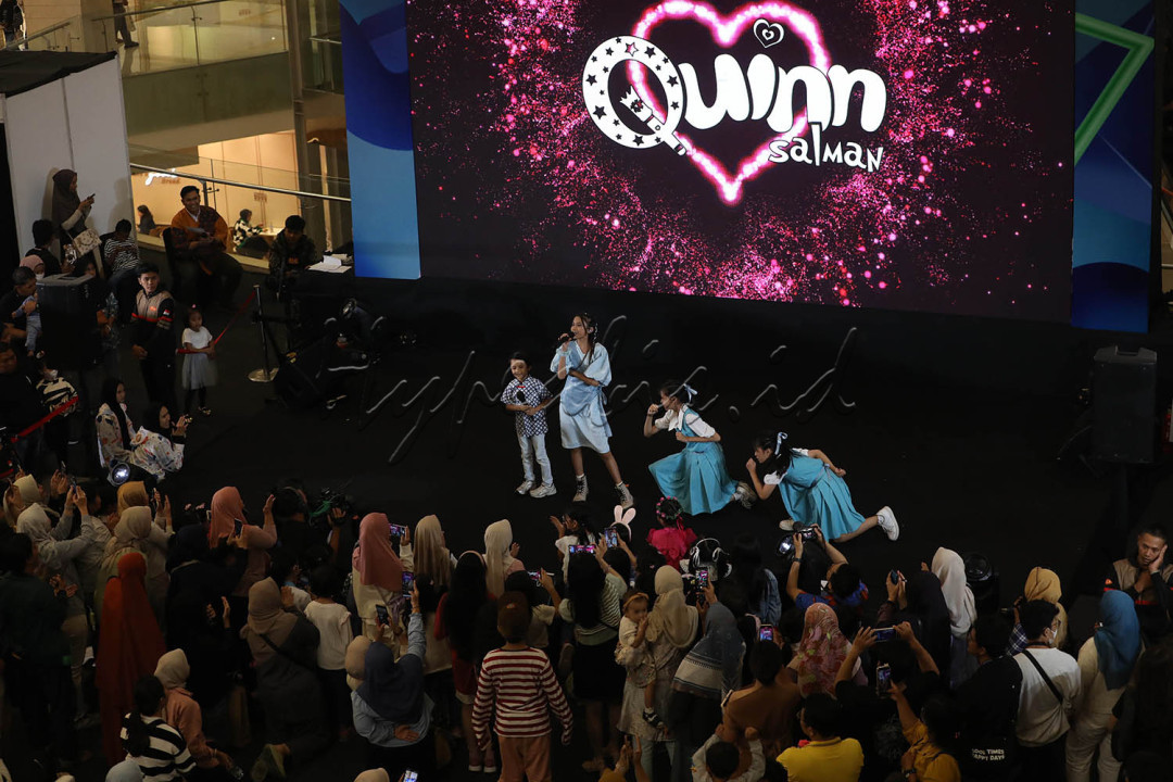 Dalam penampilannya Quinn salman menyanyikan sejumlah lagu hitsnya seperti Tiba-Tiba dan Sahabat Terbaik.
