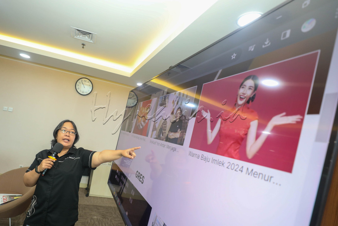 General Manager Konten<em> </em>Bisnis Indonesia Diena Lestari menjelaskan tentang platform hypeabis.id, salah satu produk digital Bisnis Indonesia Group.&nbsp;