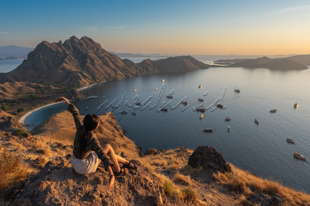 Pulau Padar, yang terletak di Taman Nasional Komodo, Flores-Indonesia, adalah sebuah destinasi yang mengagumkan bagi para pengunjung yang mencari keindahan alam yang belum terjamah. Pulau ini menjadi salah satu daya tarik utama di kawasan ini berkat pemandangannya yang spektakuler dan pesona alaminya yang memikat.