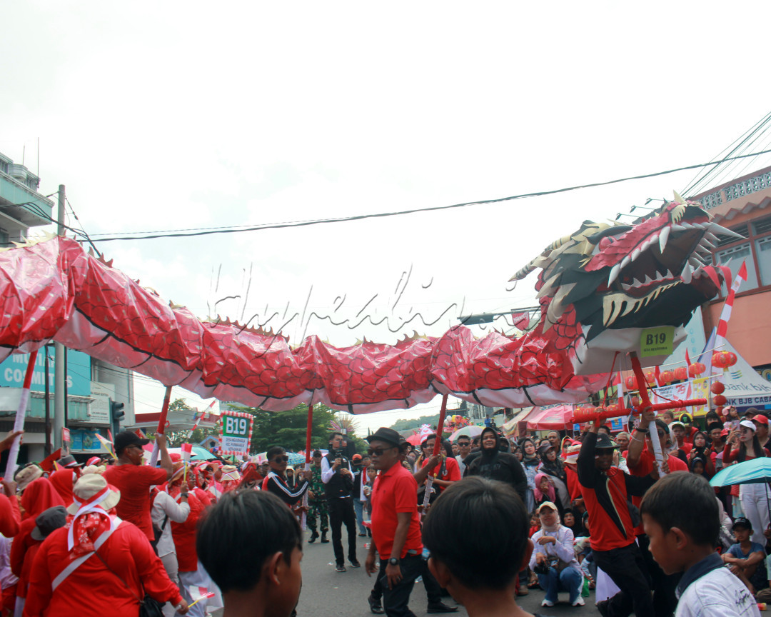 Naga Kemerdekaan adalah kreativitas budaya bangsa Indonesia merupakan wajah Indonesia yang berbeda beda suku agama dan budaya tetapi toleransi sangat penting&nbsp;