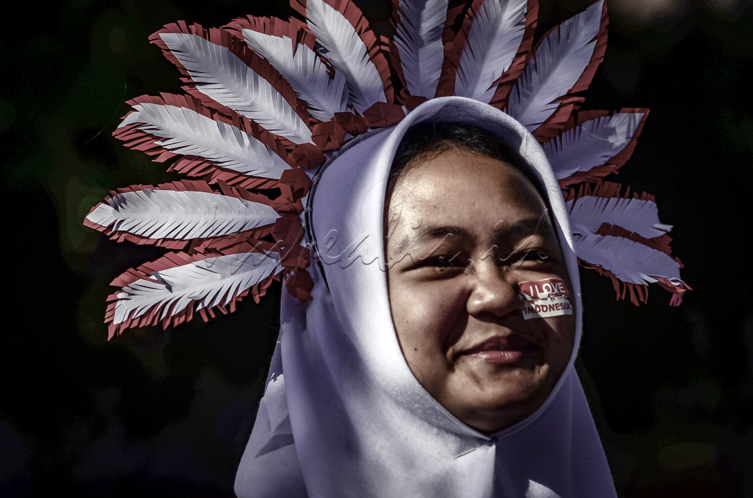 Senyuman Optimisme dari ANak Indonesia menjadi gambaran HArapan yang cerah untuk masa depan mereka dan Indonesia Tercinta