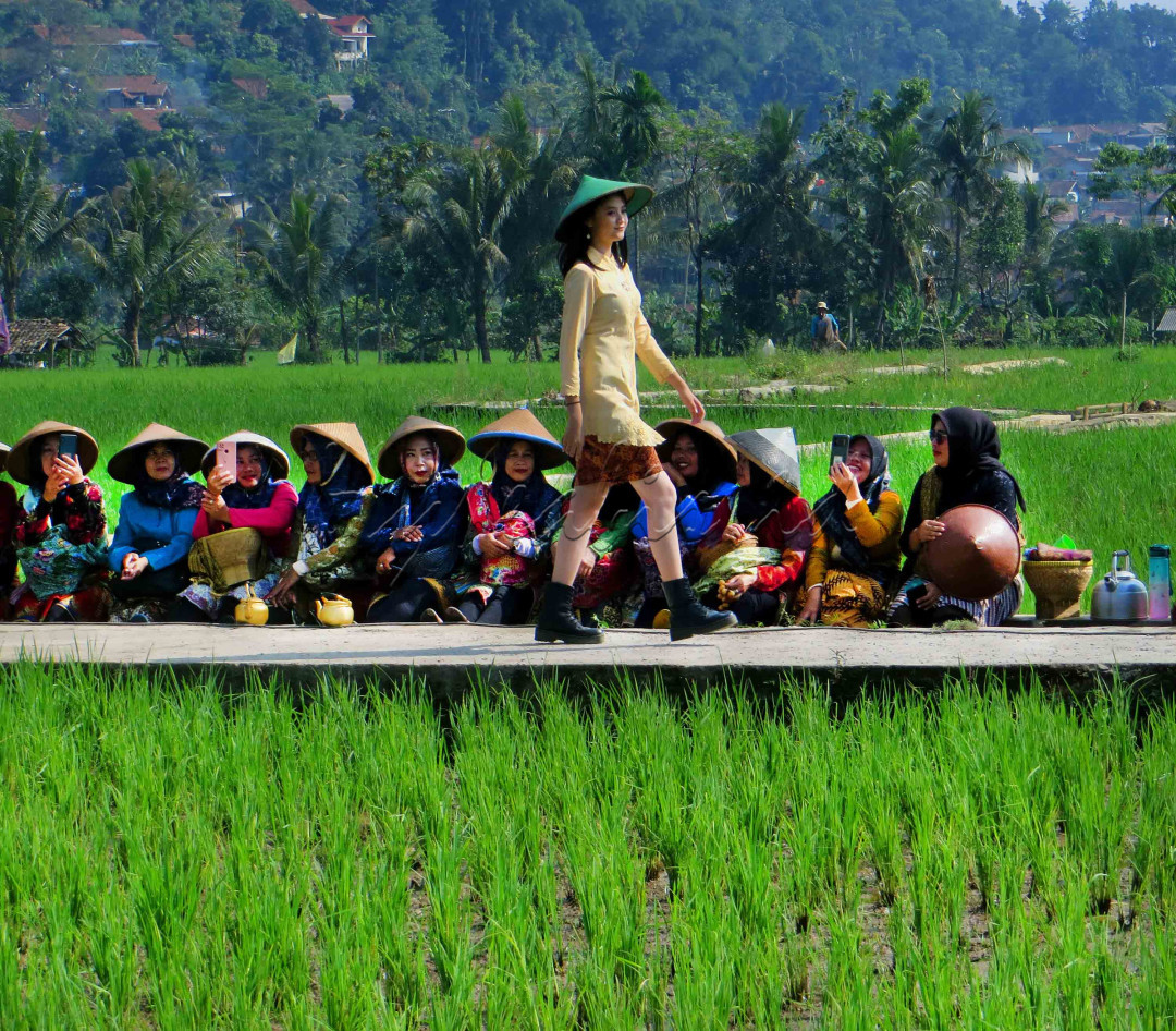 Festival Sawah yang diadakan oleh Karang Taruna Desa Baginda tersebut digelar dalam rangka Hari Jadi Kabupaten Sumedang ke 446 serta ditujukan untuk melestarikan budaya menanam padi melalui seni teatrikal dan kearifan lokal sekaligus mempromosikan potensi wisata desa setempat. Salah satunya Wajah Petani Indonesia . Ngiring ngalangkung.