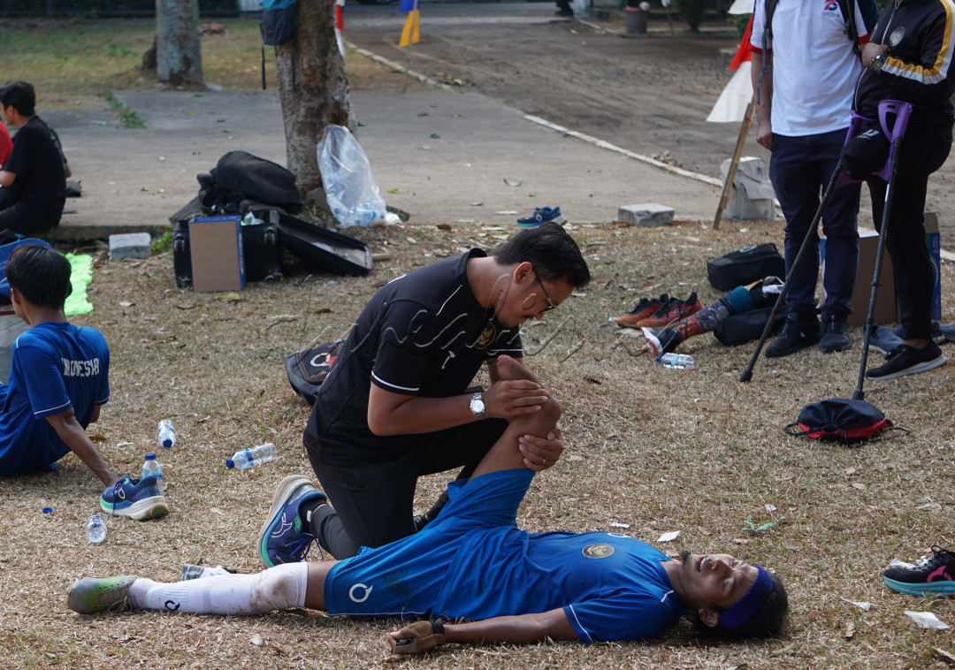 Latihan yang cukup berat ini memberikan energi yang positif meski ada beberapa pemain yang mengalami keram.&nbsp;
