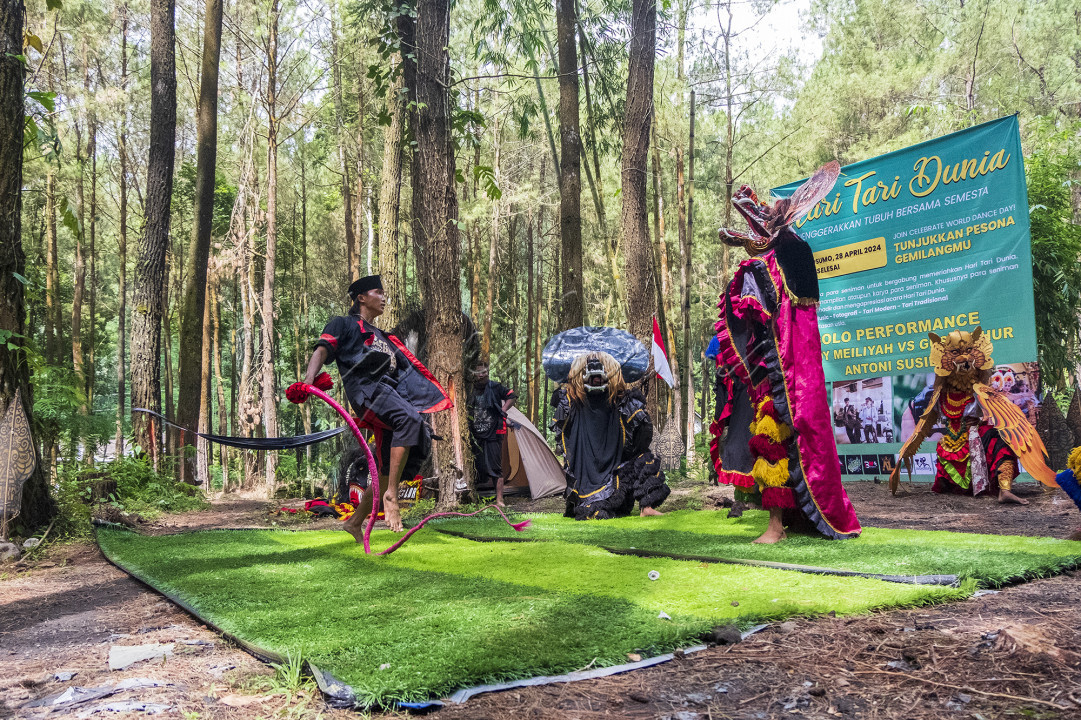 Indonesia adlah negara yang kaya baik alam dan budayanya, semangat para seniman budaya adalah menampilkan pertunjukan selama 12 jam non stop dihari tari dunia yang menggambarkan keaneka ragaman seni budaya nusantara