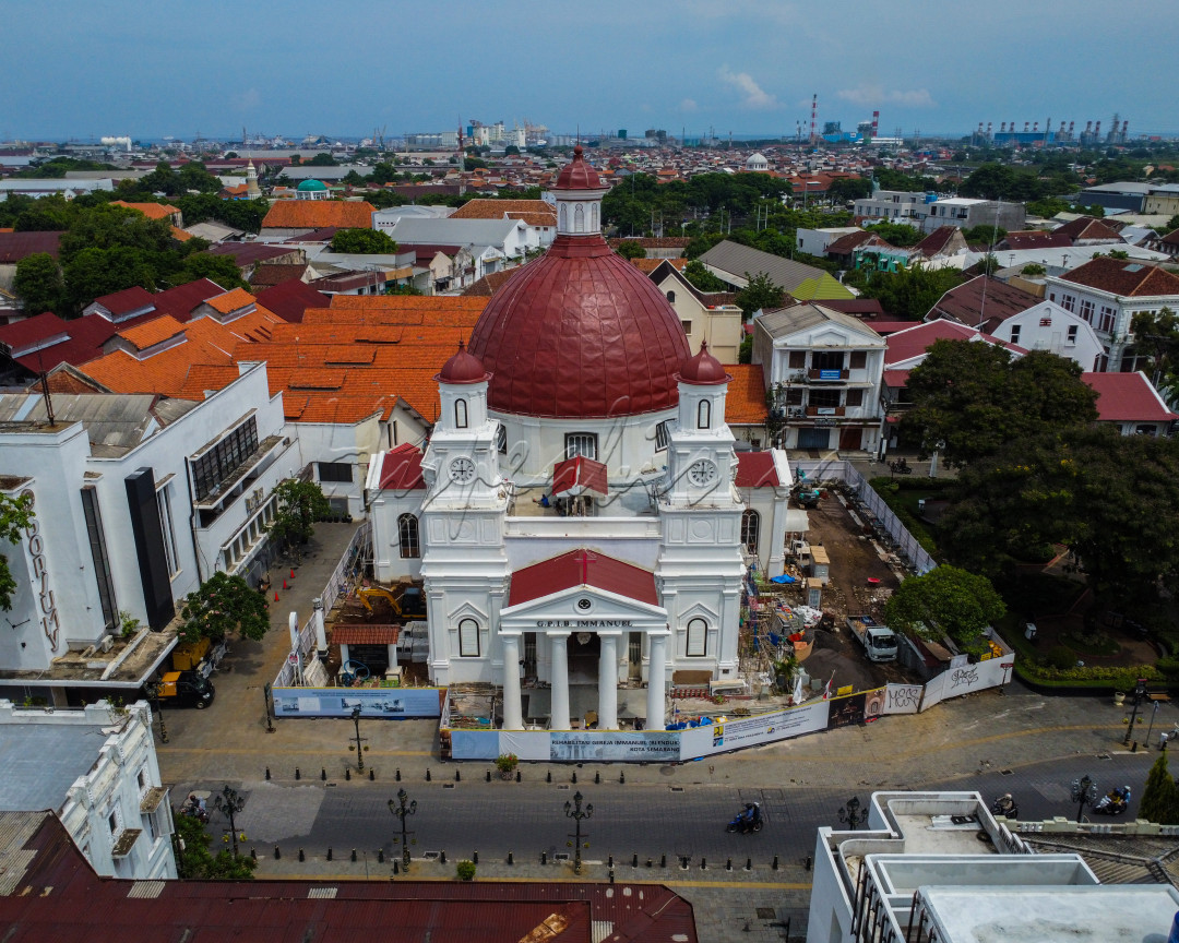 Pemugaran dan rehabilitasi bangunan cagar budaya di kawasan Kota Lama Semarang