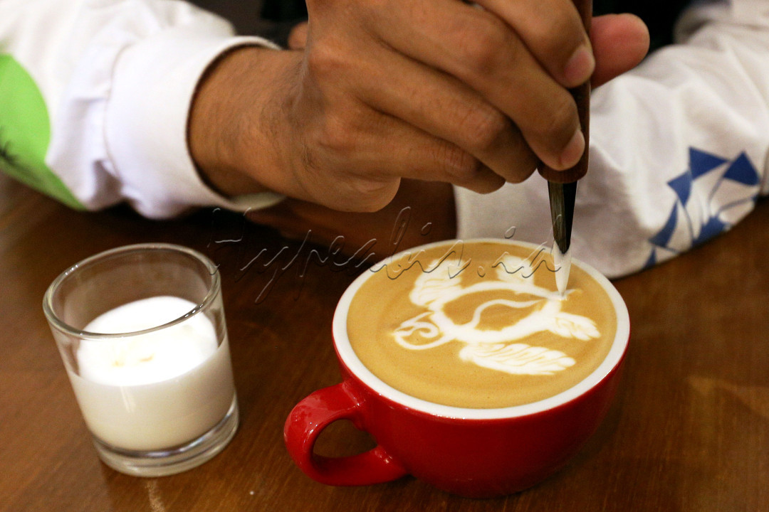 Selain diabadikan sebagai nama dan logo, ornamen kura-kura dalam berbagai bentuk juga disebar di seluruh ruangan kedai mulai dari asbak, hiasan dinding, hingga pajangan kura-kura berbagai bentuk dan ukuran yang disimpan khusus di lemari. Inspirasi dari kura-kura juga terejawantah ke dalam nama menu makanan dan minuman. Beberapa nama kopi diambil dari nama jenis kura-kura, seperti misalnya&nbsp;<em>Espresso Caretta</em>, <em>Americano Aldabra</em> hingga <em>Berrycano Galapagos</em>.<br />
<!--/data/user/0/com.samsung.android.app.notes/files/clipdata/clipdata_bodytext_250219_191402_515.sdocx--><br />
<!--/data/user/0/com.samsung.android.app.notes/files/clipdata/clipdata_bodytext_250218_114730_058.sdocx-->
