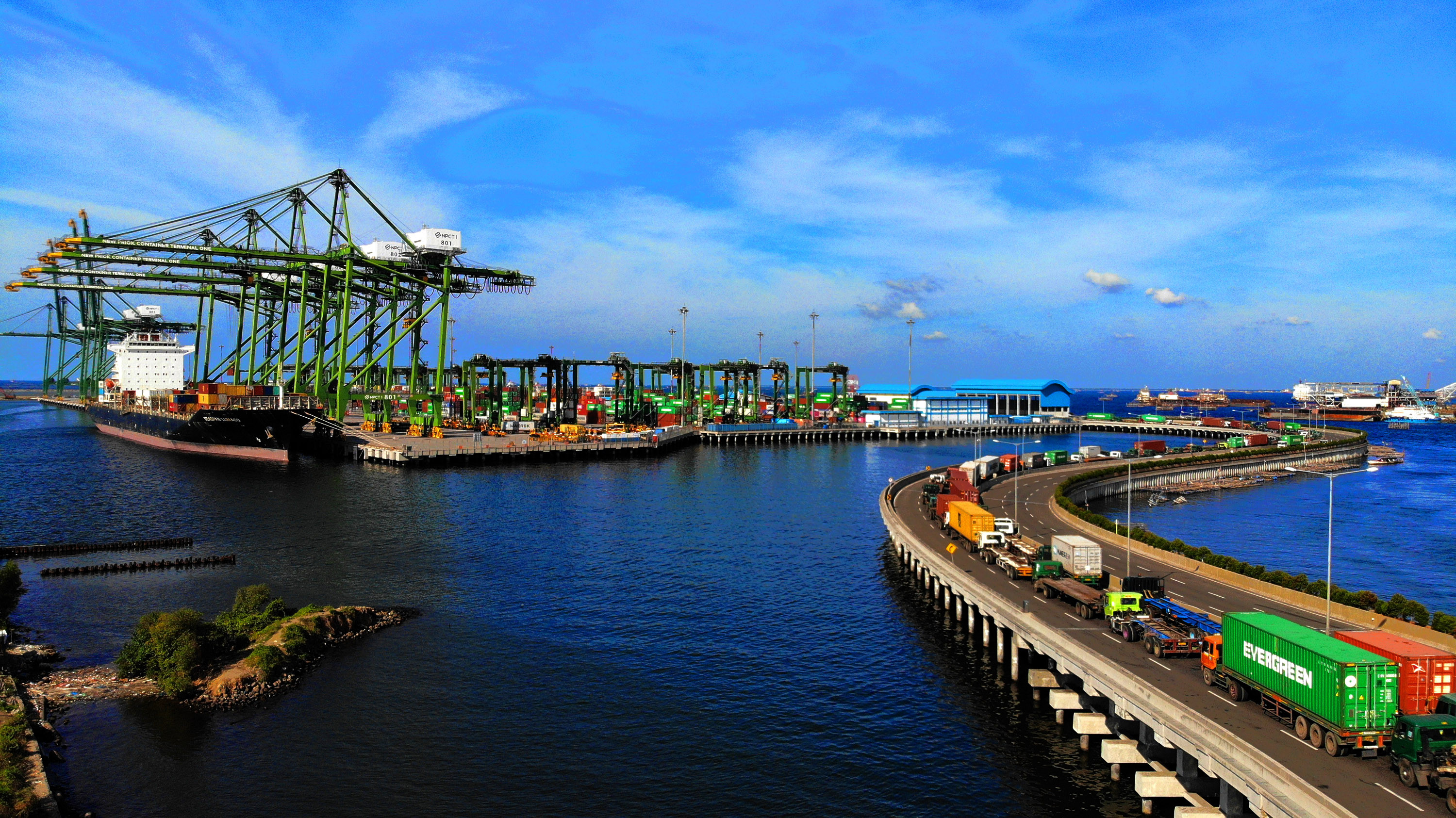 Pelabuhan Tanjung Priok adalah pelabuhan terbesar dan tersibuk di Indonesia yang terletak di Tanjung Priok, Jakarta Utara.