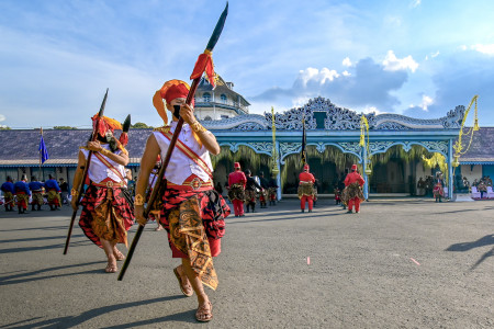 Aksi Prajurit Keraton Solo