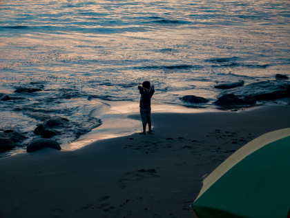 Stand on the ocean