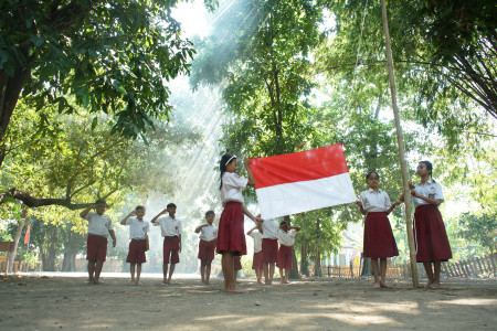 Semangat Upacara Kemerdekaan Indonesia